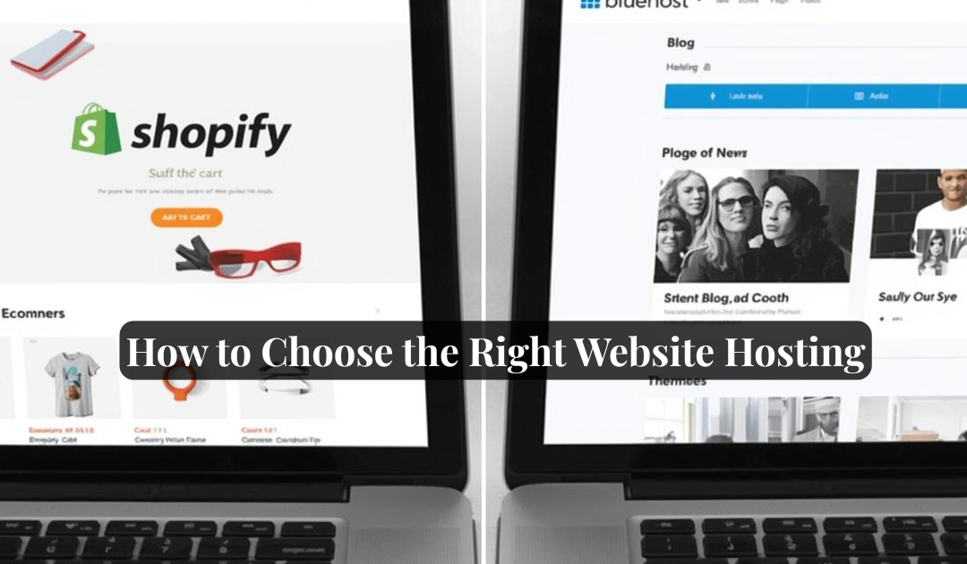 How to Choose the Right Website Hosting: Bluehost, Shopify, or Something Else?